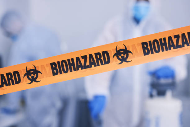 Professional Blood Cleanup technician working in Washington, IA